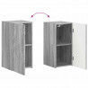 Zestaw szafek RTV 4 pcs Szary Sonoma Materiał drewnopochodny