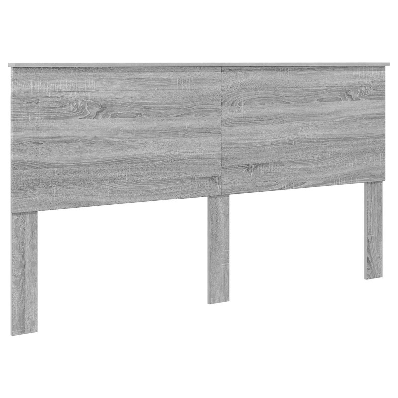 Ramka łóżka Szary Sonoma 200 x 200 cm Lite drewno sosnowe