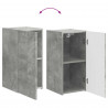 Zestaw szafek RTV 4 pcs Betonowy szary Materiał drewnopochodny
