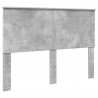 Ramka łóżka Betonowy 160 x 200 cm Lite drewno sosnowe