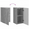 Zestaw szafek RTV 6 pcs Szary Sonoma Materiał drewnopochodny