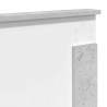 Ramka łóżka Betonowy 140 x 200 cm Lite drewno sosnowe