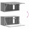 Zestaw szafek RTV 4 pcs Betonowy szary Materiał drewnopochodny