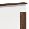Ramka łóżka Brązowy dąb 120 x 200 cm Lite drewno sosnowe