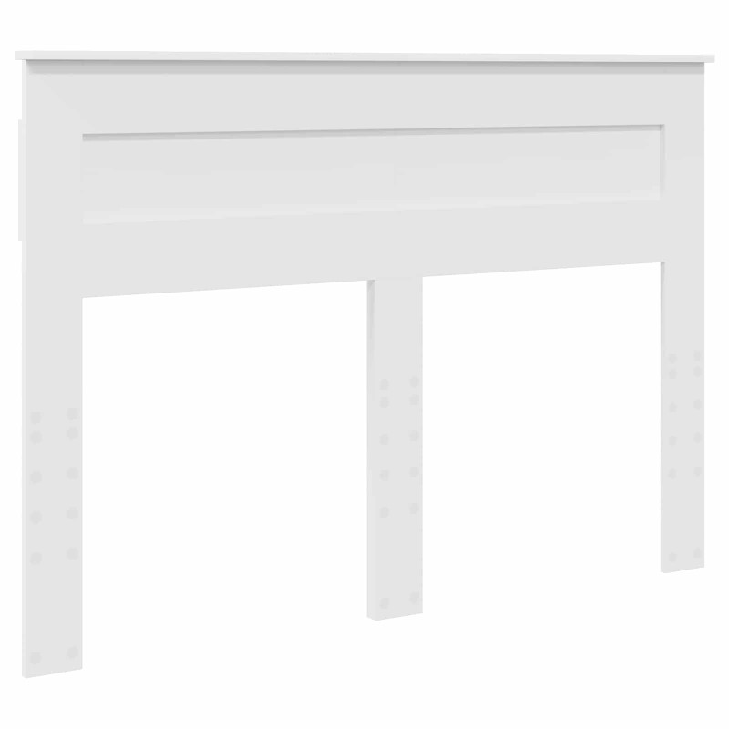 Ramka łóżka Z zagłówkiem Biały 160 x 200 cm Lite drewno sosnowe