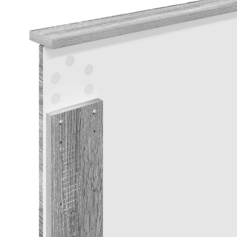 Ramka łóżka Szary Sonoma 90 x 200 cm Lite drewno sosnowe
