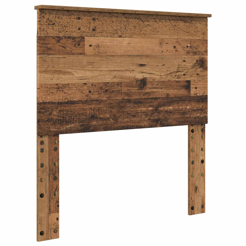 Ramka łóżka Stare drewno 90 x 200 cm Lite drewno sosnowe