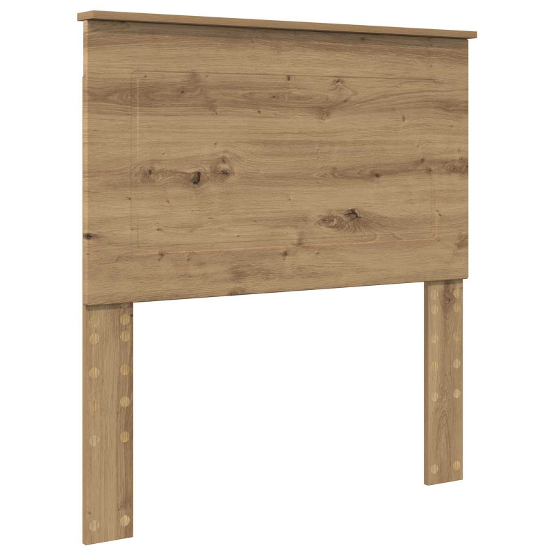 Ramka łóżka Dąb rzemieślniczy 90 x 200 cm Lite drewno sosnowe