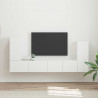 Zestaw szafek RTV 4 pcs Biały Materiał drewnopochodny