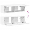 Zestaw szafek RTV 4 pcs Biały Materiał drewnopochodny