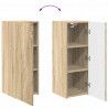Zestaw szafek RTV 4 pcs Dąb Sonoma Materiał drewnopochodny