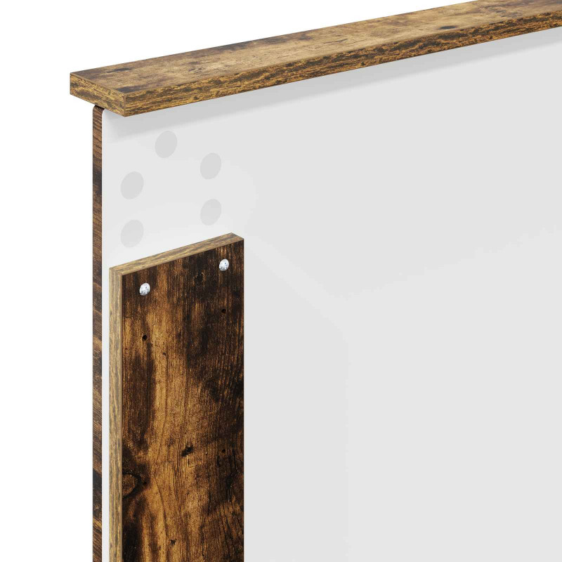 Ramka łóżka Dąb wędzony 75 x 190 cm Lite drewno sosnowe