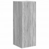 Zestaw szafek RTV 4 pcs Szary Sonoma Materiał drewnopochodny