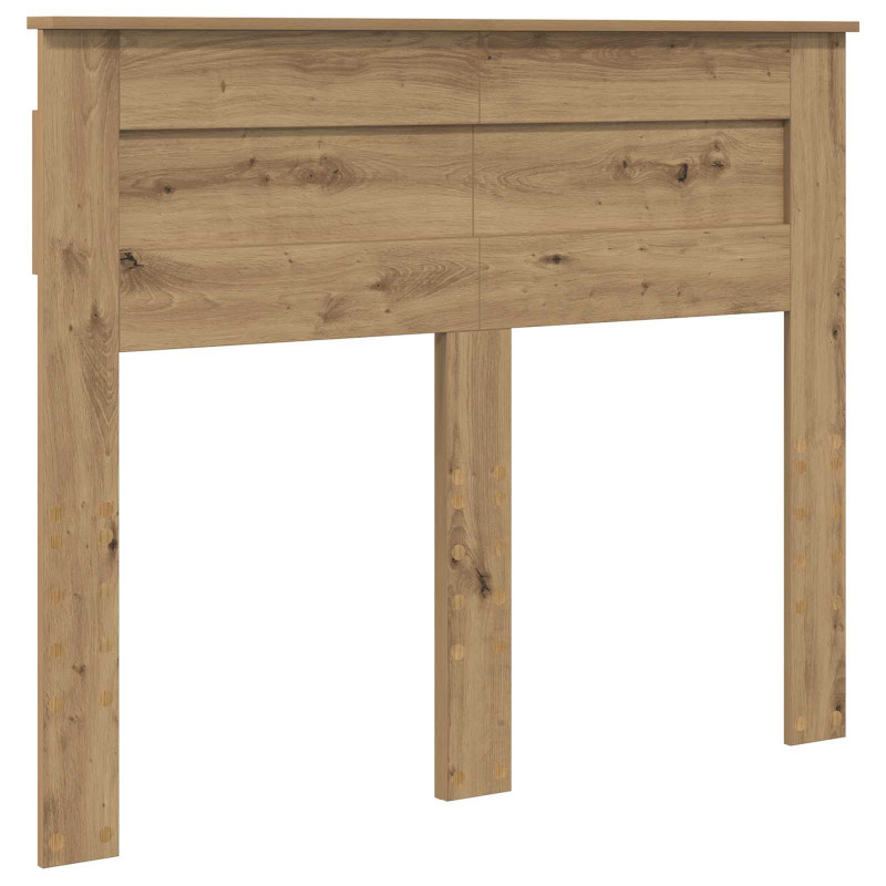 Ramka łóżka Dąb rzemieślniczy 135 x 190 cm Lite drewno sosnowe