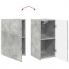 Zestaw szafek RTV 8 pcs Betonowy szary Materiał drewnopochodny