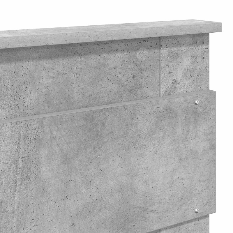 Ramka łóżka Betonowy 120 x 200 cm Lite drewno sosnowe