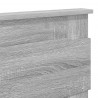 Łóżko z miejscem do przechowywania Szary Sonoma 140 x 200 cm