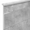 Ramka łóżka Szary beton 100 x 200 cm Lite drewno sosnowe