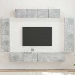 Szafka pod telewizor 8 pcs Betonowy szary