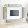 Szafka pod telewizor 8 pcs Betonowy szary