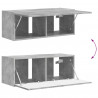 Szafka pod telewizor 8 pcs Betonowy szary