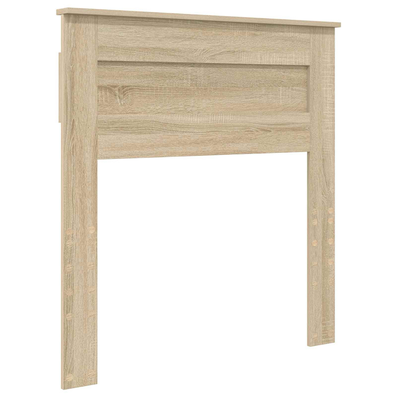 Ramka łóżka Dąb Sonoma 75 x 190 cm Lite drewno sosnowe