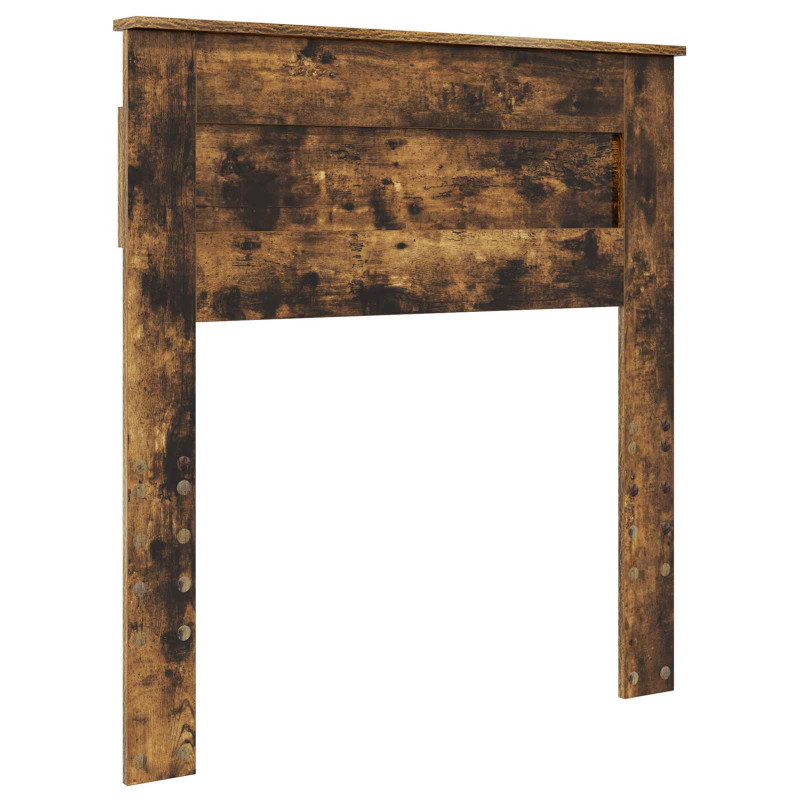 Ramka łóżka Dąb wędzony 75 x 190 cm Lite drewno sosnowe