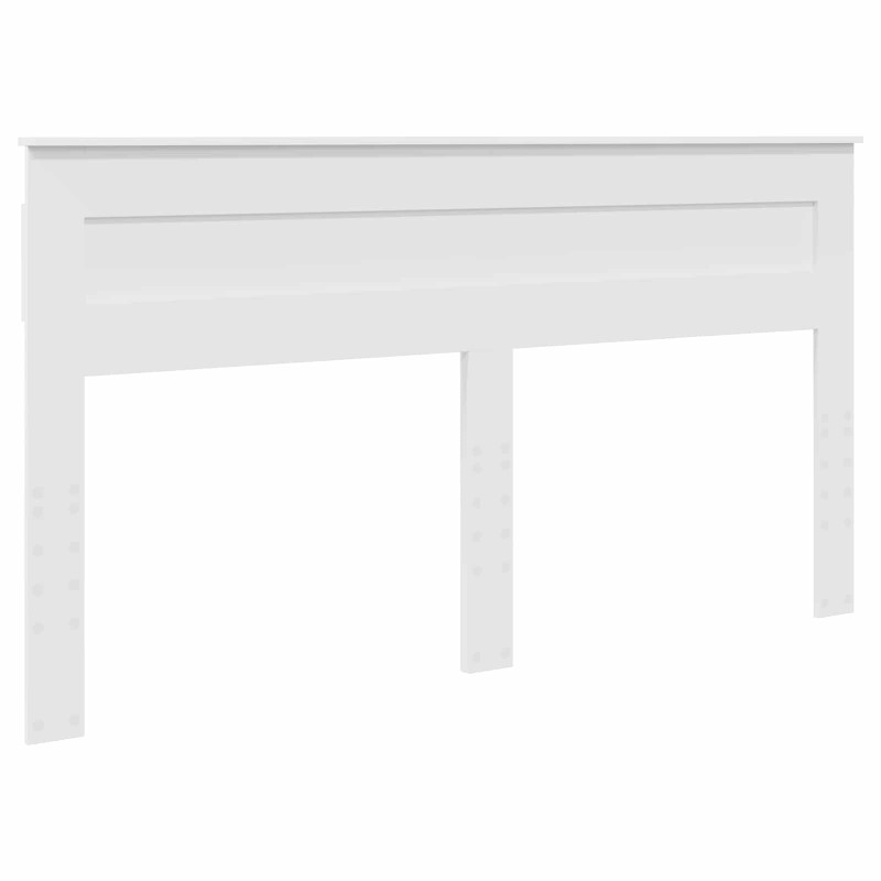 Ramka łóżka Biały 200 x 200 cm Materiał drewnopochodny