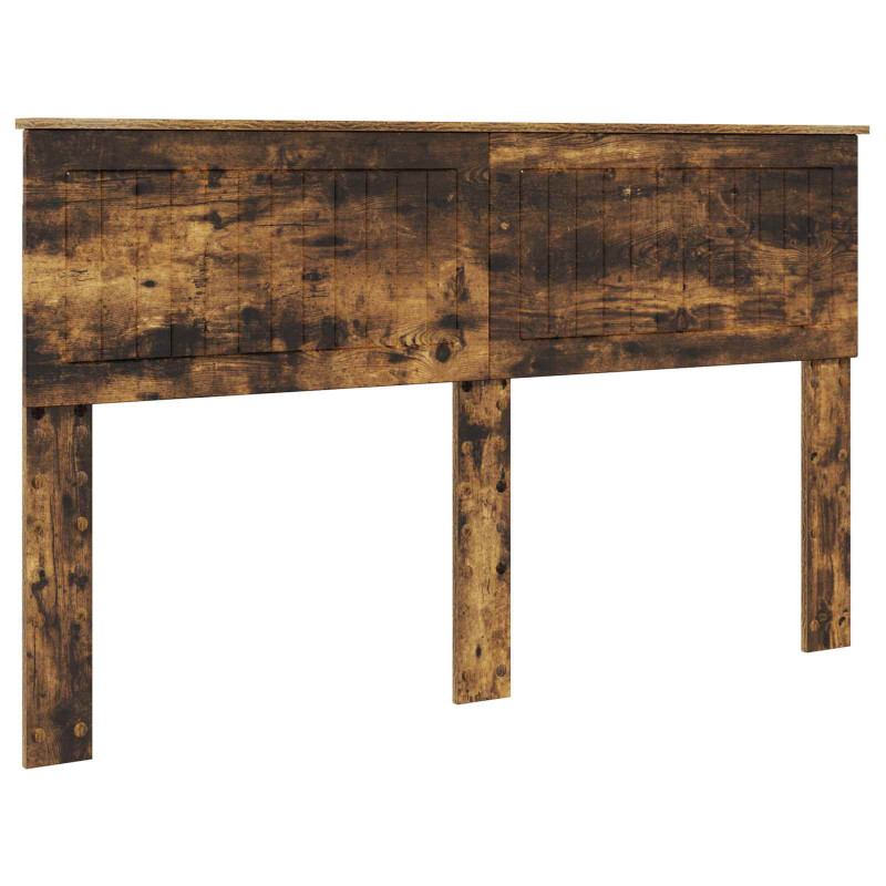 Ramka łóżka Dąb wędzony 150 x 200 cm Lite drewno sosnowe