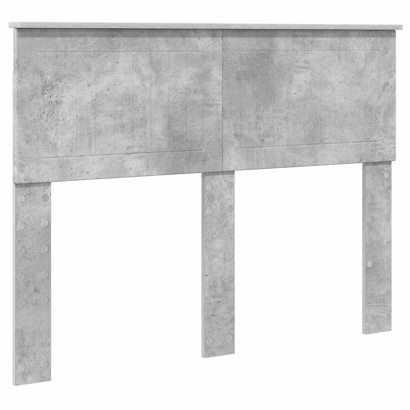Ramka łóżka Betonowy 120 x 190 cm Lite drewno sosnowe