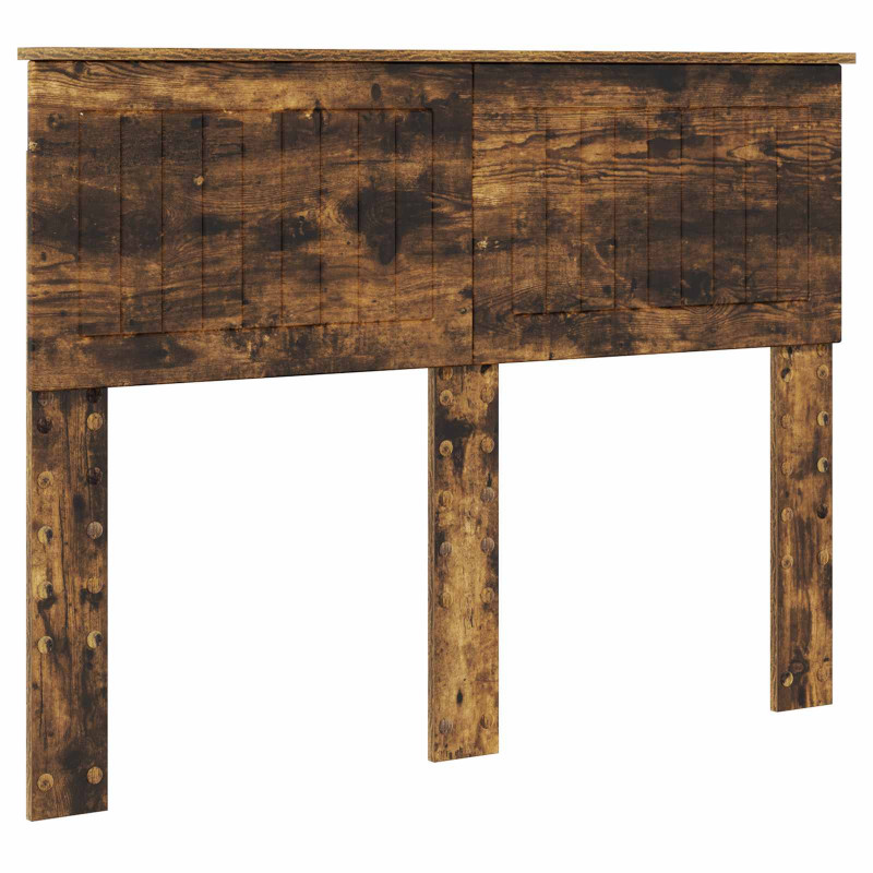 Ramka łóżka Dąb wędzony 120 x 190 cm Lite drewno sosnowe