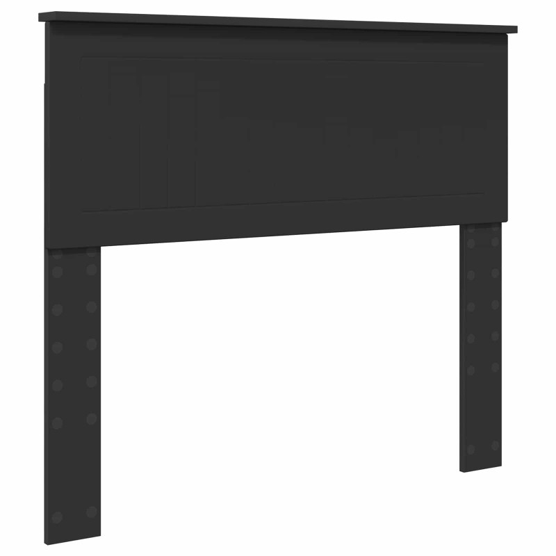 Ramka łóżka Czarny 100 x 200 cm Lite drewno sosnowe