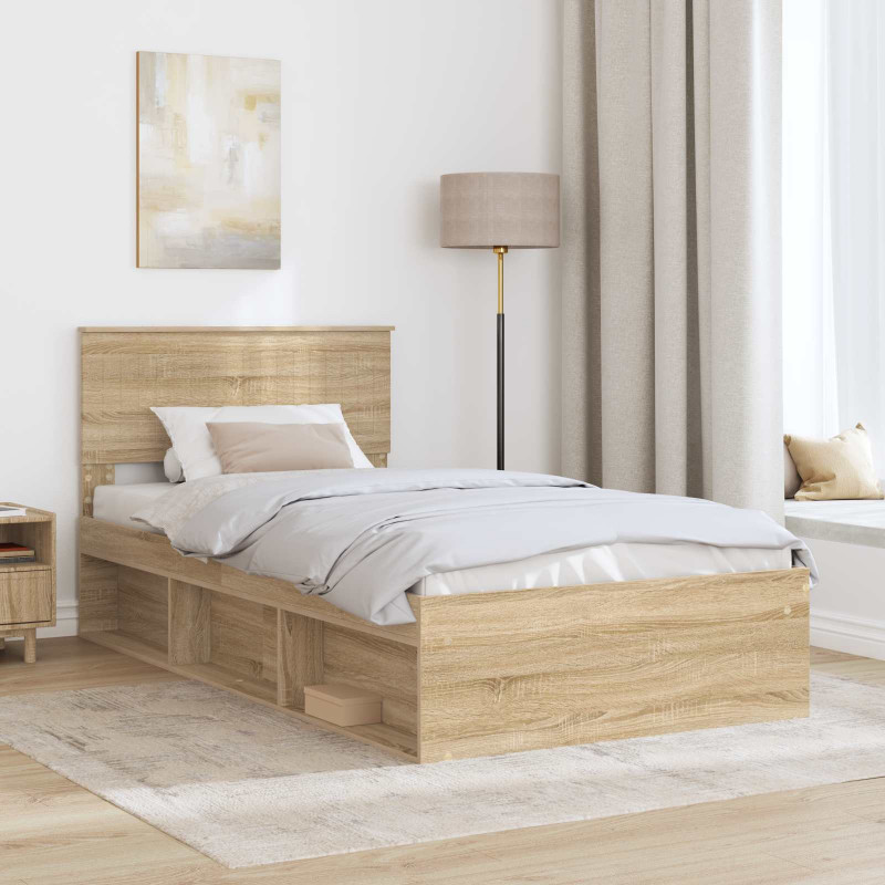 Ramka łóżka Sonoma 100 x 200 cm Lite drewno sosnowe
