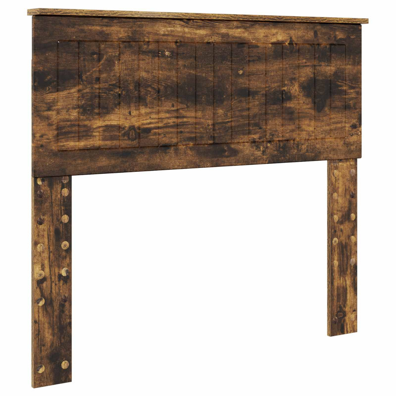 Ramka łóżka Dąb wędzony 100 x 200 cm Lite drewno sosnowe
