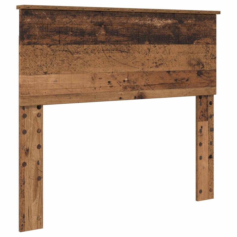 Ramka łóżka Stare drewno 100 x 200 cm Lite drewno sosnowe