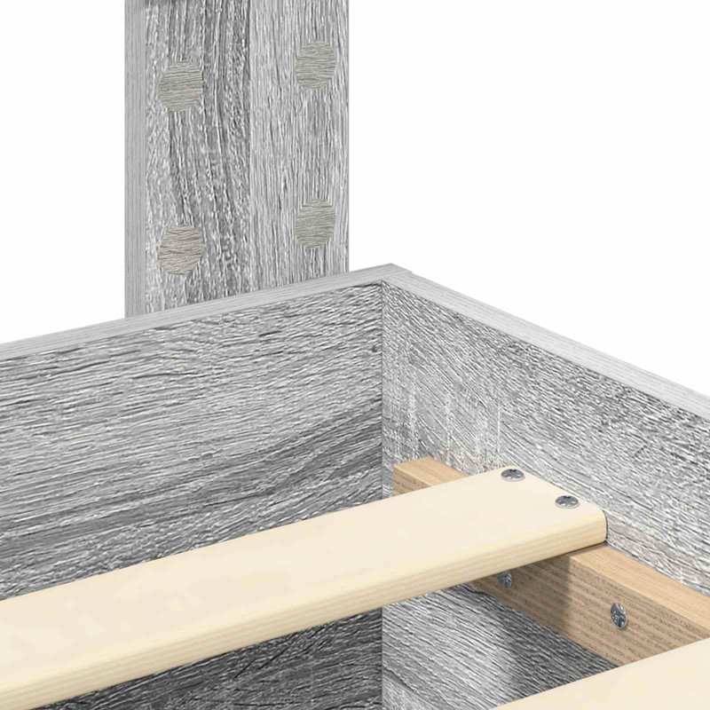 Ramka łóżka z szufladą Z zagłówkiem Materiał drewnopochodny