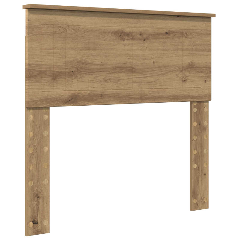 Ramka łóżka Dąb rzemieślniczy 90 x 190 cm Lite drewno sosnowe