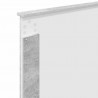 Ramka łóżka Szary beton 75 x 190 cm Lite drewno sosnowe