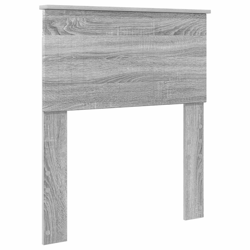 Ramka łóżka Szary Sonoma 75 x 190 cm Lite drewno sosnowe