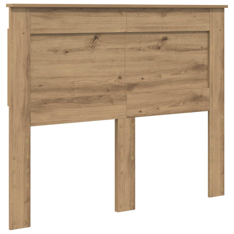 Ramka łóżka Dąb rzemieślniczy 120 x 190 cm Lite drewno sosnowe