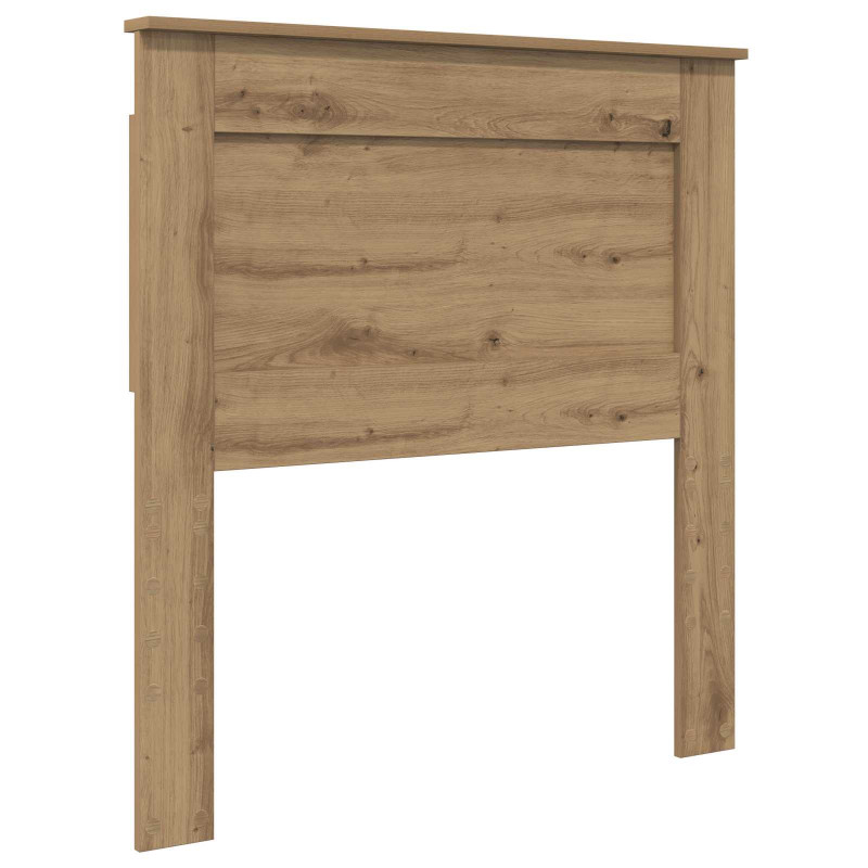 Ramka łóżka Dąb rzemieślniczy 90 x 200 cm Lite drewno sosnowe