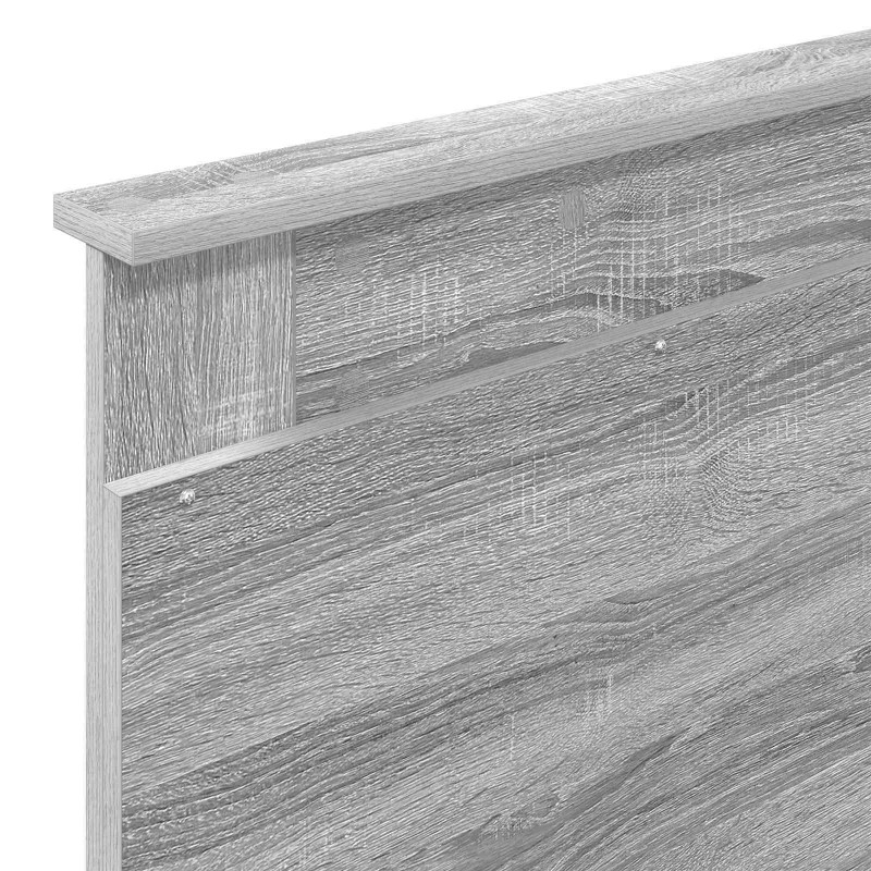 Ramka łóżka Szary Sonoma 75 x 190 cm Lite drewno sosnowe