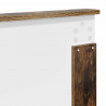 Ramka łóżka Dąb wędzony 200 x 200 cm Lite drewno sosnowe