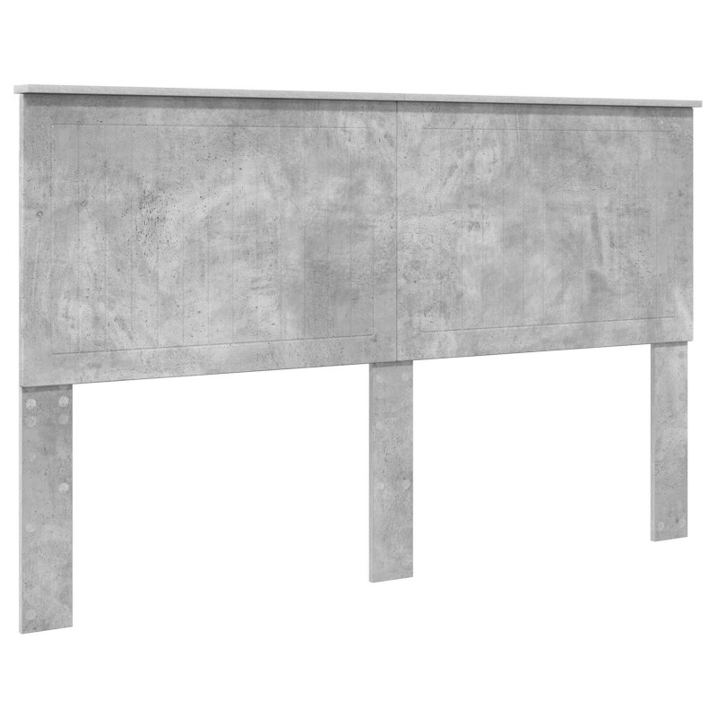 Ramka łóżka Betonowy 160 x 200 cm Lite drewno sosnowe