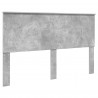 Ramka łóżka Betonowy 160 x 200 cm Lite drewno sosnowe