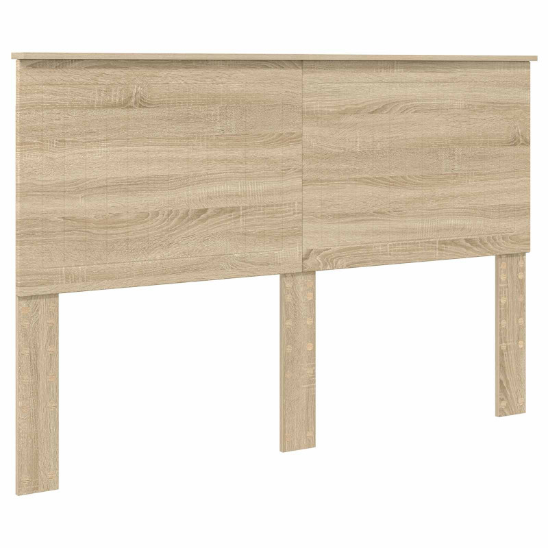 Ramka łóżka Dąb Sonoma 150 x 200 cm Lite drewno sosnowe