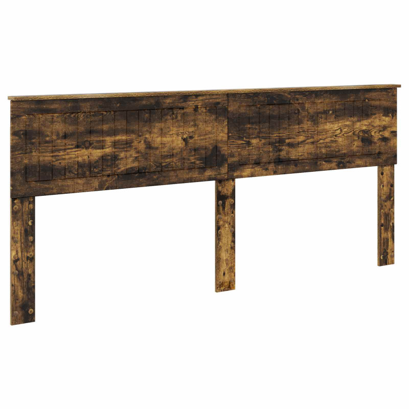 Ramka łóżka Dąb wędzony 200 x 200 cm Lite drewno sosnowe