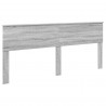 Ramka łóżka Szary Sonoma 200 x 200 cm Lite drewno sosnowe