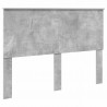 Ramka łóżka Betonowy 140 x 200 cm Lite drewno sosnowe