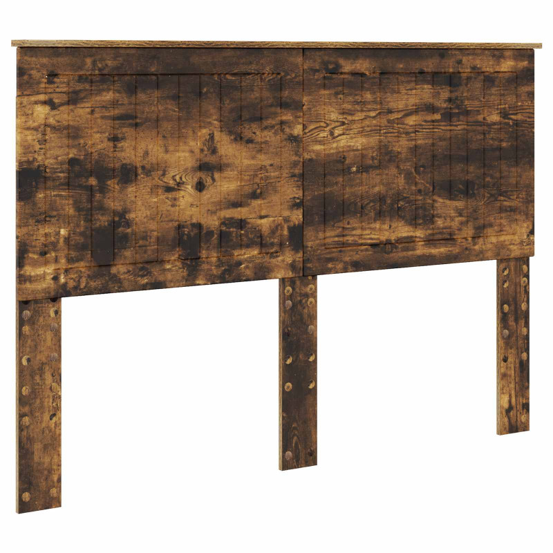 Ramka łóżka Dąb wędzony 140 x 190 cm Lite drewno sosnowe
